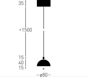 Zwis Led Chors Otel B Z SNW TRIAC biały Lampy Lampy wewnętrzne