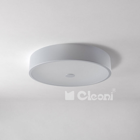 Cleoni Alan Plus 30 LED Plafon Srebrny