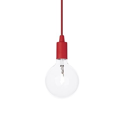 Edison SP1  Lampa Wisząca Ideal Lux czerwony