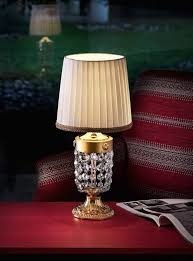 Lampa Stołowa MASIERO Elegantia 6005 TL 1P Kryształki Asfour