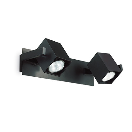 Lampa ścienna Ideal Lux MOUSE AP2 NERO
