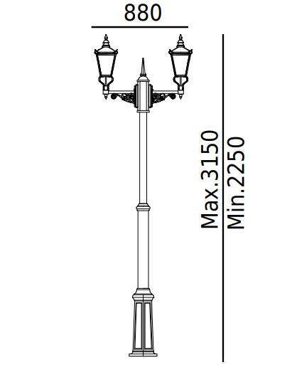 Lampa stojąca Norlys Chelsea 953CO