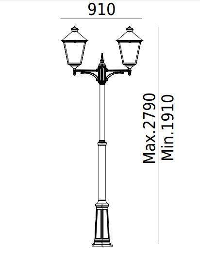 Lampa stojąca Norlys London 492W