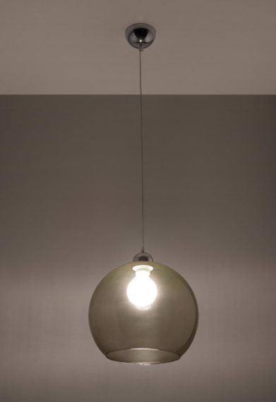 Lampa wisząca Sollux Lighting Ball grafit SL.0250