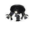 Ciak PL4 Lampa Sufitowa Ideal Lux czarna
