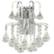 Lampa Ścienna kryształowa Elem Monte Carlo 6246/1 8C chrom