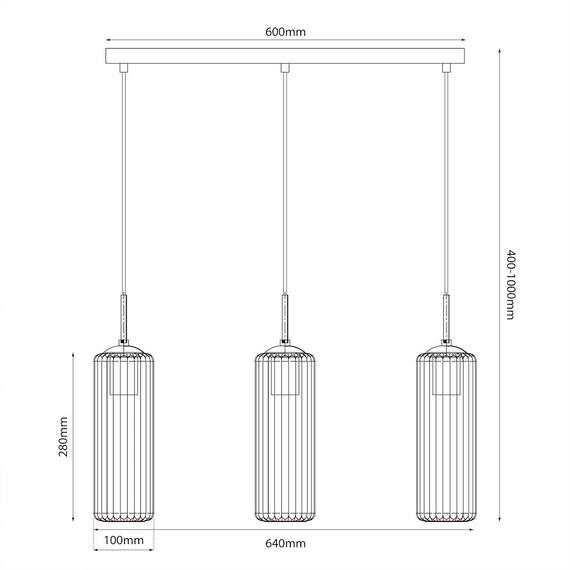 Żyrandol Milagro Vesta ML1804