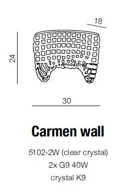 Kinkiet AZzardo CARMEN AZ1283