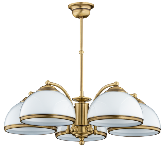 Lampa wisząca Kutek Obd OBD-ZW-5(P) Patyna