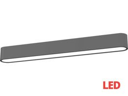 Lampa SOFT LED graphite 60x6 plafon 7527 Nowodvorski