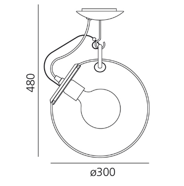 Plafon Artemide Miconos A022810