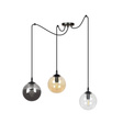 Wisząca lampa GIGI 3 BL MIX czarny (939/3) - Emibig