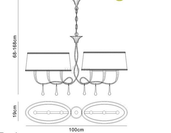 Lampa Mantra PAOLA 3541