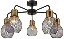 Lampa Wisząca Elem Aris 1989/5 BL CO