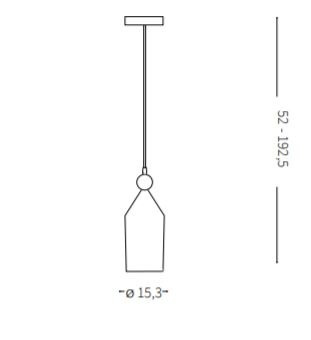 Lampa wisząca Ideal Lux Triade-1 SP1