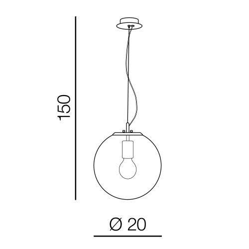 Lampa wisząca Bzzardo Iris BZ3133