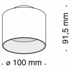 Lampa sufitowa tuba czarna Maytoni Planet C009CW-L12B