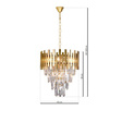 Lampa wisząca Milagro Aspen ML6000 Złota