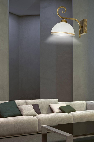 Lampa ścienna WIVARA K1 GOLD złoty (149/K1) - Emibig