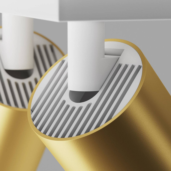 Lampa sufitowa FOCUS S biały-Złoty matowy (C051CL-U-2WMG) - Maytoni