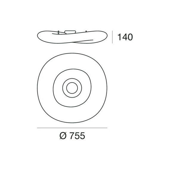 Plafon Mr. Magoo Linea Light 8008