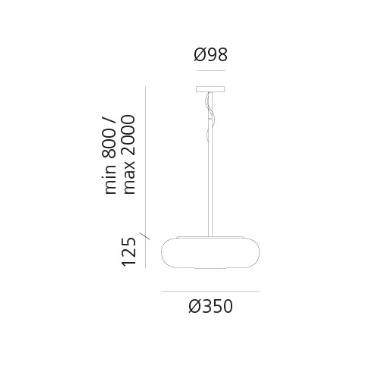 Nowoczesna lampa wisząca Artemide Itka DX0060A10