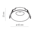 Oprawa do zabudowy 3500 Eye TK Lighting