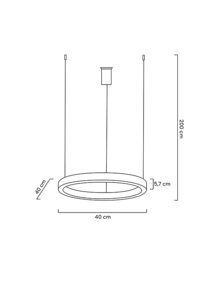 Lampa Wisząca Moosee Ring MSE1501100520