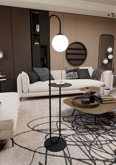 Lampa Podłogowa Emibig Bari Lp1 Bl (1235/LP1)