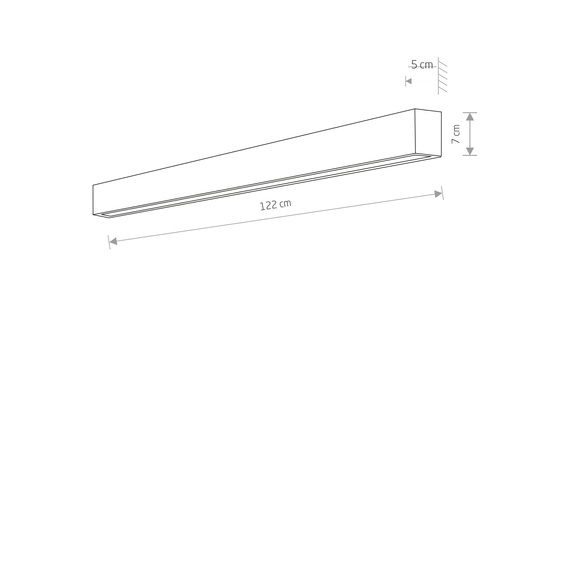 Kinkiet Nowodvorski Straight Wall Led  L 7560