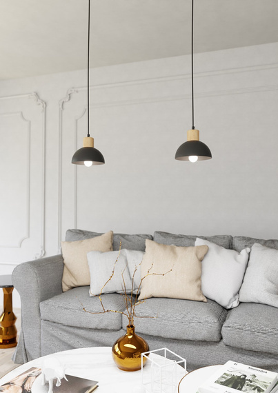 Żyrandol Emibig Seco 1 Bl (1393/1)