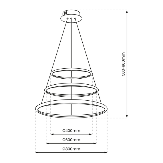 Lampa Wisząca Milagro Rotonda ML7946