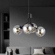 Wisząca lampa NOVA 4 BLACK/GRAFIT czarny (1140/4) - Emibig