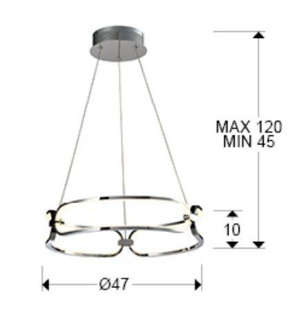 Lampa wisząca Schuller Colette 786645 