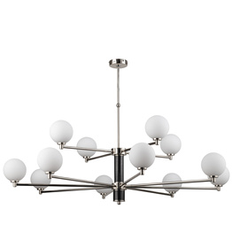 Lampa wisząca Kutek Como COM-ZW-8+4(BN/1)B