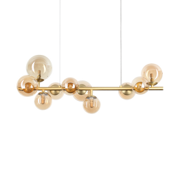 Żyrandol Ideal Lux Perlage Sp10 Ambra 322766