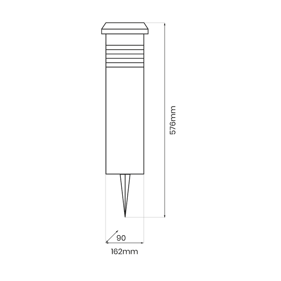 Lampa Stojąca Zewnętrzna Milagro EKO1456