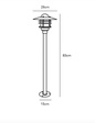 Lampa Ogrodowa Stojąca Nordlux Agger 74528031