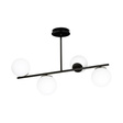 Lampa sufitowa BIOR 4 BLACK czarny (1020/4) - Emibig