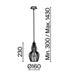 Zwis Maytoni MOD238-PL-01-TR Eustoma