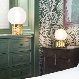 Lampa stołowa Slamp Atmosfera Medium Gold