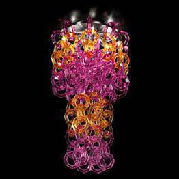 Plafon MISSTRASS PL50 L 90 Facon de Venise raspberry/honey