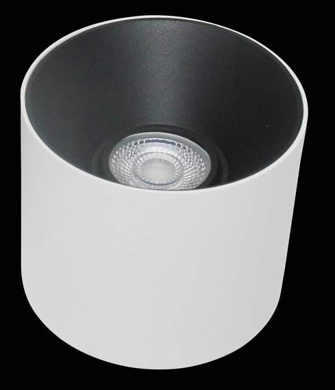 Sufitowy plafon Alfa LED biały-Czarny (C064CL-01-25W3K-RD-WB) - Maytoni