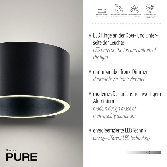 Oprawa Ścienna Zuma Line Pure Clipse 003902-031725