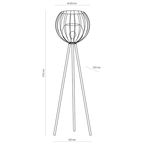 Stojąca Lampa Podłogowa TK Lighting Universo 5057 