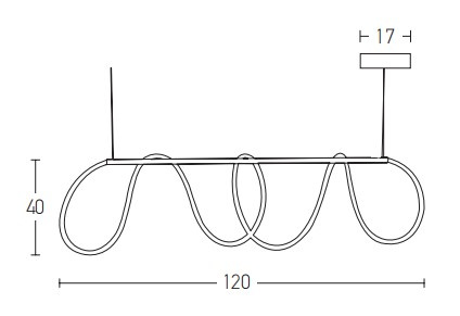 Żyrandol Zambelis 19254