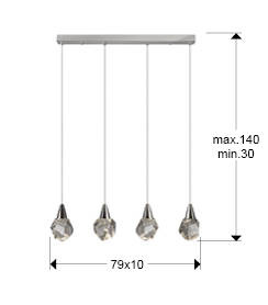 Lampa wisząca Aquaria Schuller 157148
