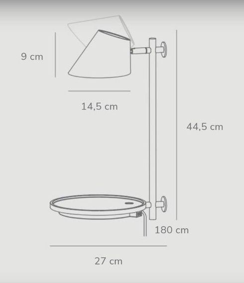 Nordlux Stay 48171003 Oprawa ścienna