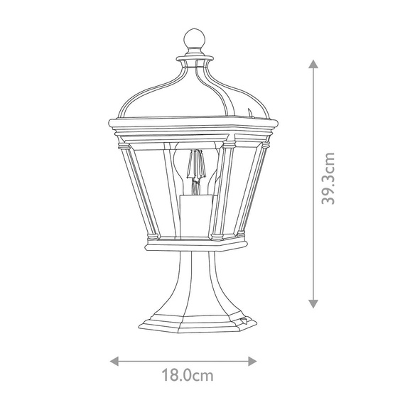 Lampa Stojąca Elstead Bayview BAYVIEW-3M-BK