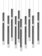 Lampa Wisząca Berella Light Luno 10 BL1447 Chromowa